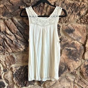 Merona Cream Sleeveless Tank Top